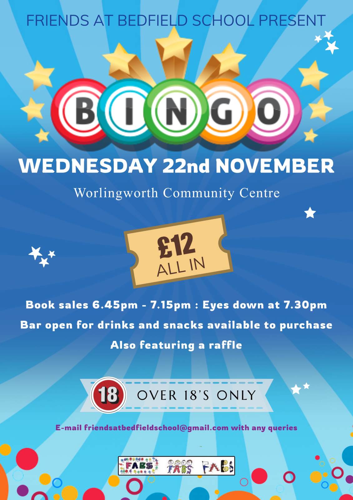 School Bingo Poster